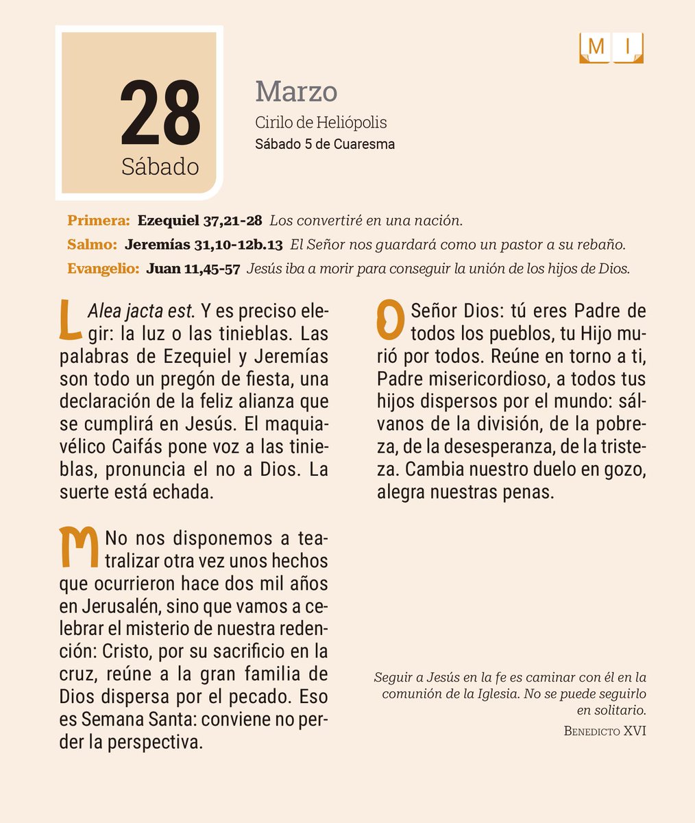 centrobiblicovd's tweet photo. LECTURA BÍBLICA
28 de marzo 2026
Editorial Verbo Divino

#PalabradeDios #LecturaBíblica #EditorialVerboDivino #Esperitualidad #sabiduriadivina #lectiodivina #Marzo https://t.co/XB7CtiBjBv