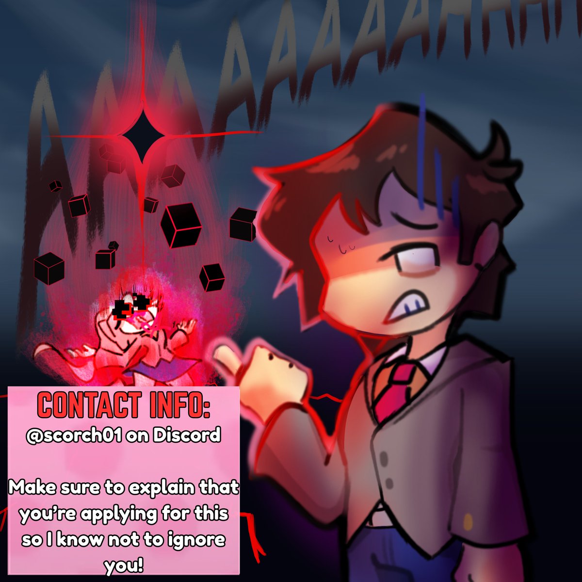 DokiCross's tweet photo. ‼️HELP WANTED!‼️

Doki Cross Takeover needs your help!

No major criteria is needed, we just need to see what you can do in Codename to prove you have the experience. You have like till the end of the weekend to message us!

Check the images for details!

#FNF #DDLC #INDIECROSS https://t.co/F9RCrcKsBV