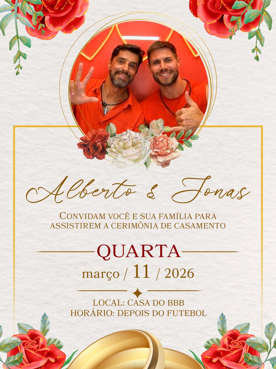É HOJE! quem vai participar da cerimônia? 🗣️ depois do futebol, a festa dos líderes alberto cowboy e jonas vai render 🤫 #BBB26 #RedeBBB