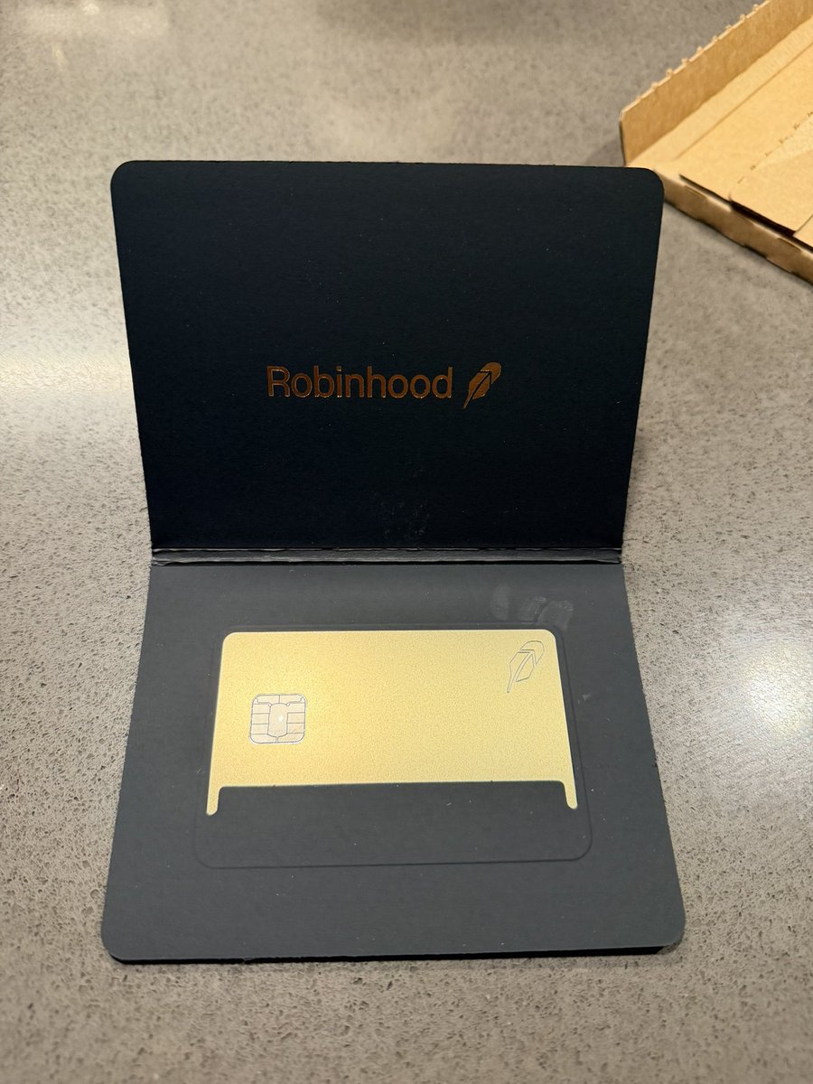 It came, it’s here $HOOD