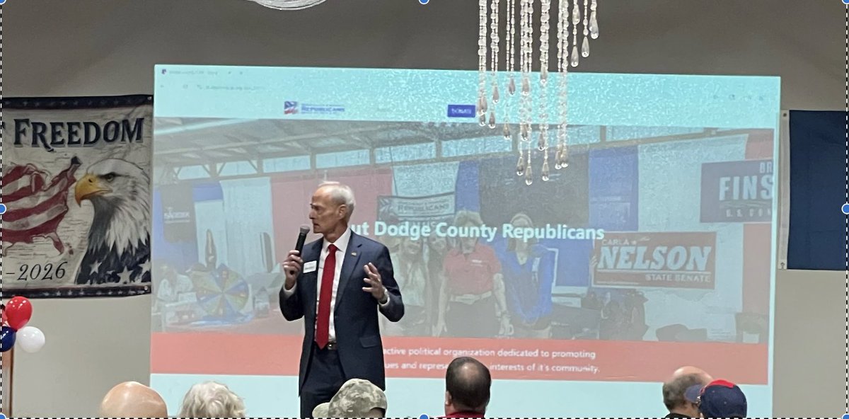 RonforMNAG's tweet photo. A few photos from the campaign trail. It was a pleasure spending time with Dodge County, Olmsted County, and Carver County Republicans. #MNAG #MinnesotaRepublicans https://t.co/xpJoM8krO7