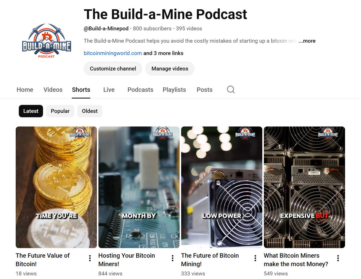 BuildaMinePod's tweet photo. Thanks For 800 Subs on YouTube!🥳

https://t.co/XN24kJP2qW https://t.co/S0EaJBPYqP