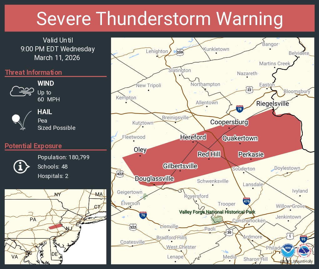 NWS Mount Holly tweet media