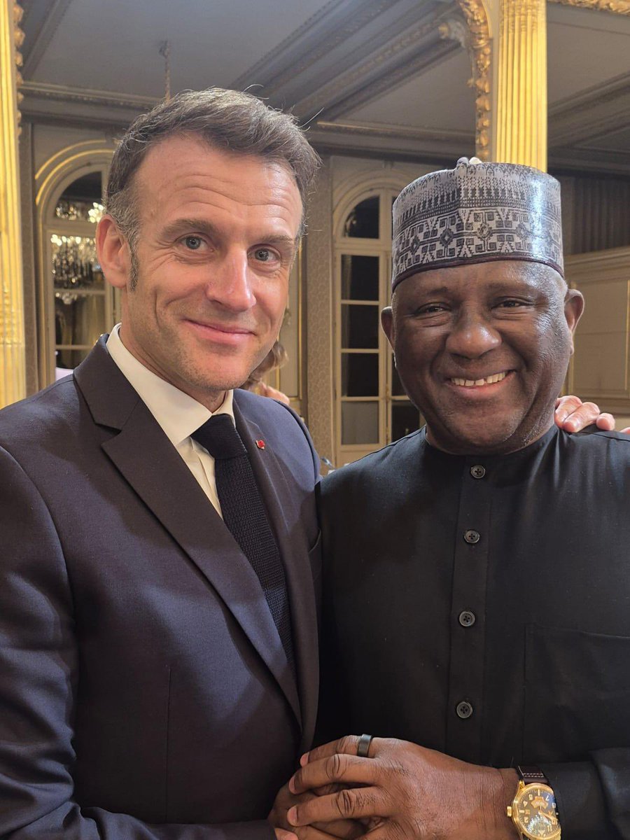 asr_rabiu's tweet image. A pleasure to meet again with President Emmanuel Macron (@emmanuelmacron) at the Élysée Palace in the City of Light. I truly value our friendship and his inspiring leadership. 

#ASR