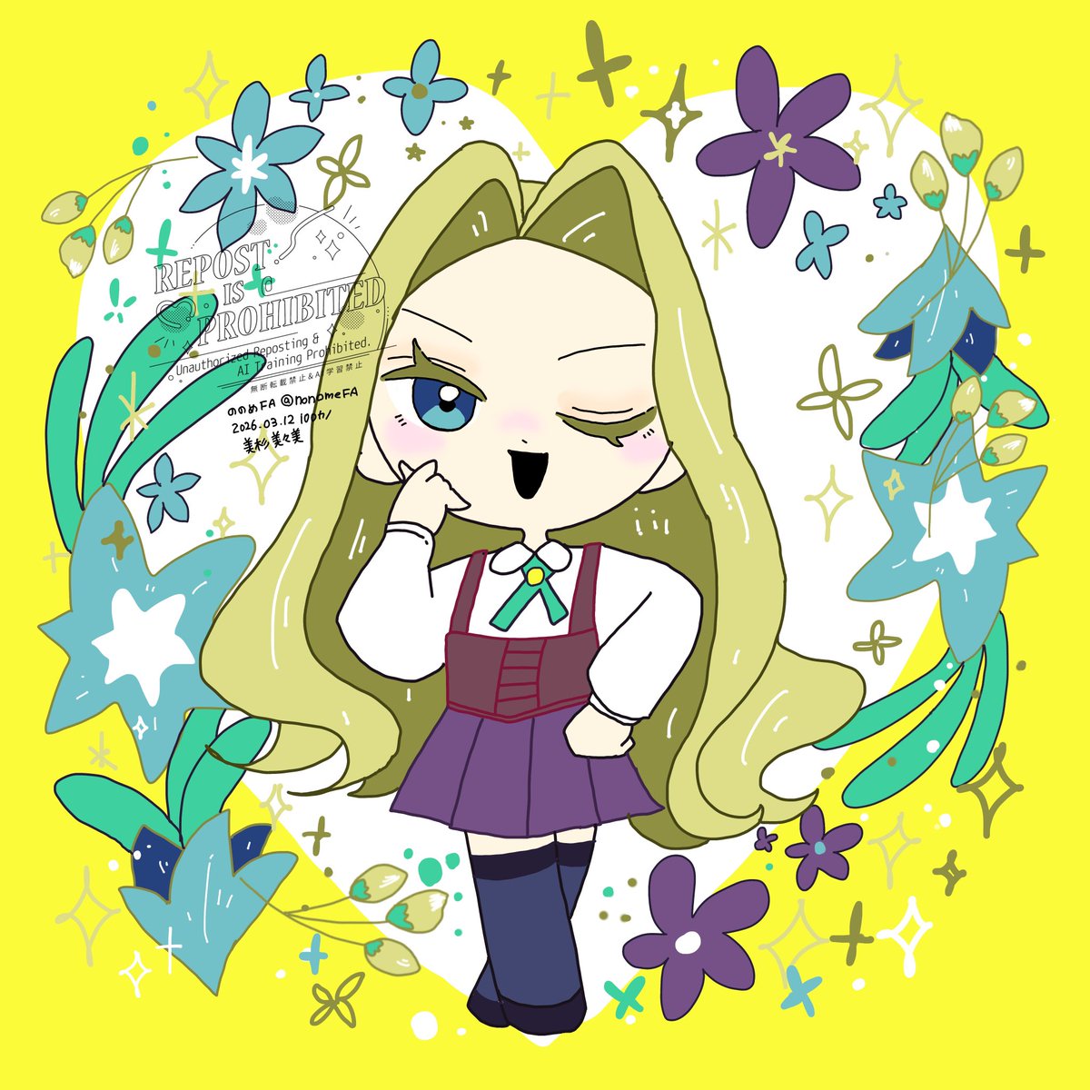 2026.03.12 美杉美々美
 #100カノファンアート 
 #一日一枚FA