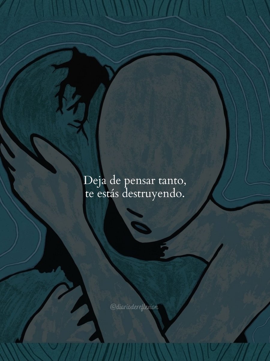 De: mi
Para: mi

Deja de pensar tanto, te estás destruyendo por todo aquello que aún no ha pasado. Permítete sentir en este momento las cosas bonitas que tienes a tu alrededor, que respiras, que estás bajo un techo, que tienes gente que pregunta por ti y te quiere. Dale pausa a