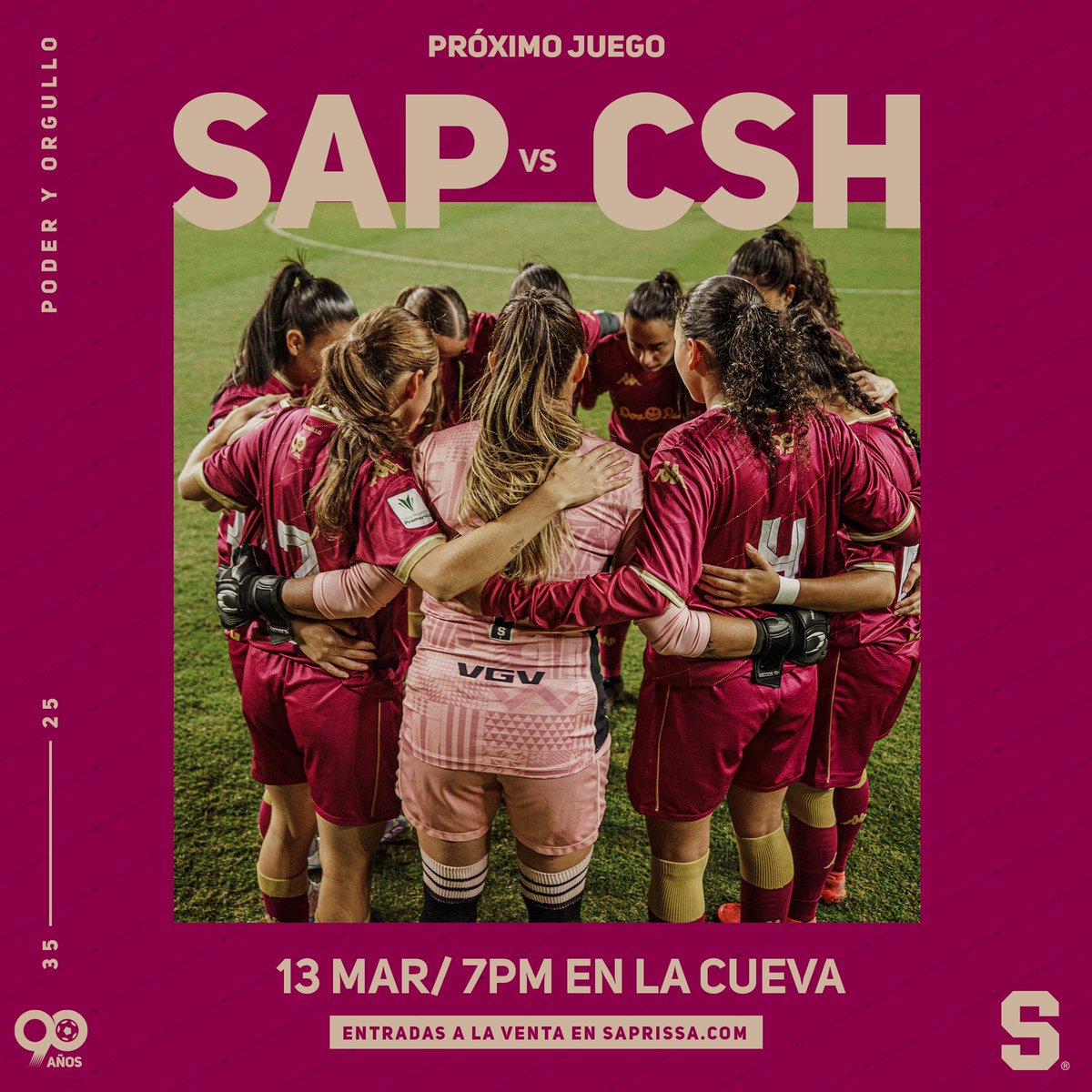 El viernes las Moradas vuelven a jugar en el Ricardo Saprissa 💜

⚽️ Rival: Herediano 🕧 7 p.m. 
🎟️ Entradas: Saprissa.com