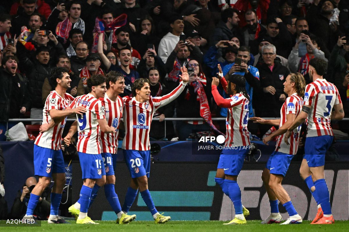 Updateshour's tweet photo. Atlético Madrid’s 5-2 Thrashing of Tottenham Goes Viral on X
Atlético Madrid delivered a dominant Champions League performance, crushing Tottenham 5-2 in the first leg of their round-of-16 tie. The win, featuring standout goals and a dramatic debut from the keeper. https://t.co/lAYDQT4BOA