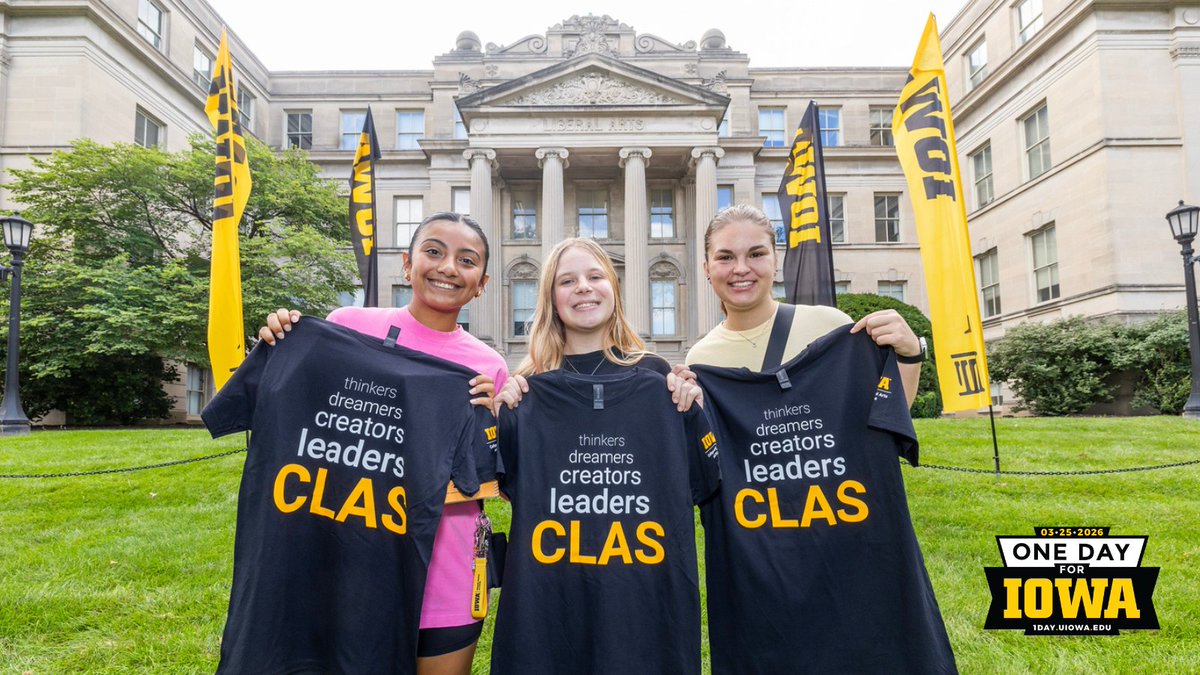 College of Liberal Arts and Sciences at Iowa tweet media