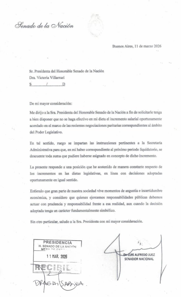 Luis Juez tweet media