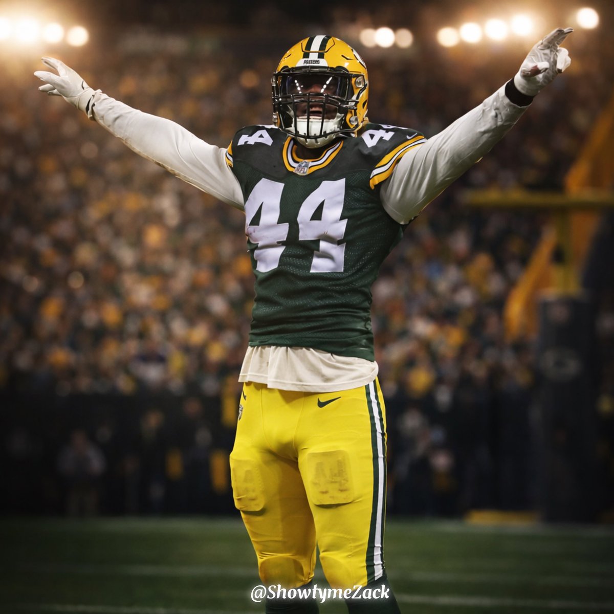 ShowtymeZack's tweet image. Officially official, 

Welcome to Titletown @ZiggySmalls_ 🧀

#GoPackGo