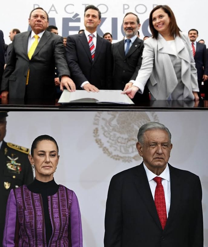 Peña Nieto tuvo el oficio político de lograr un pacto entre las tres mayores fuerzas políticas de la nación para sacar adelante las reformas estructurales que México necesitaba.

AMLO y Claudia son los Presidentes que mayor cantidad de reformas constitucionales les han rechazado.