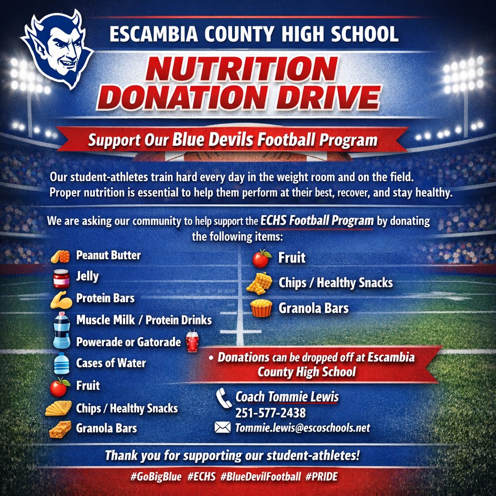 Escambia County High Football tweet media