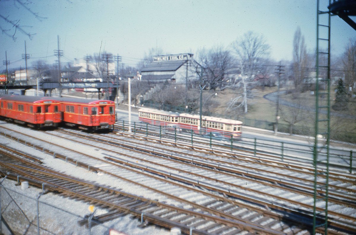 streetcarmuseum's tweet photo. Our museum recently received the slide collection of Member #3, the late Ron Cooper. Here are four of his shots, three showing the TTC's brand new Gloucester-built subway cars before they began service. Subways replaced the old Yonge Street streetcars on March 30th, 1954. https://t.co/T4WpgV05GK