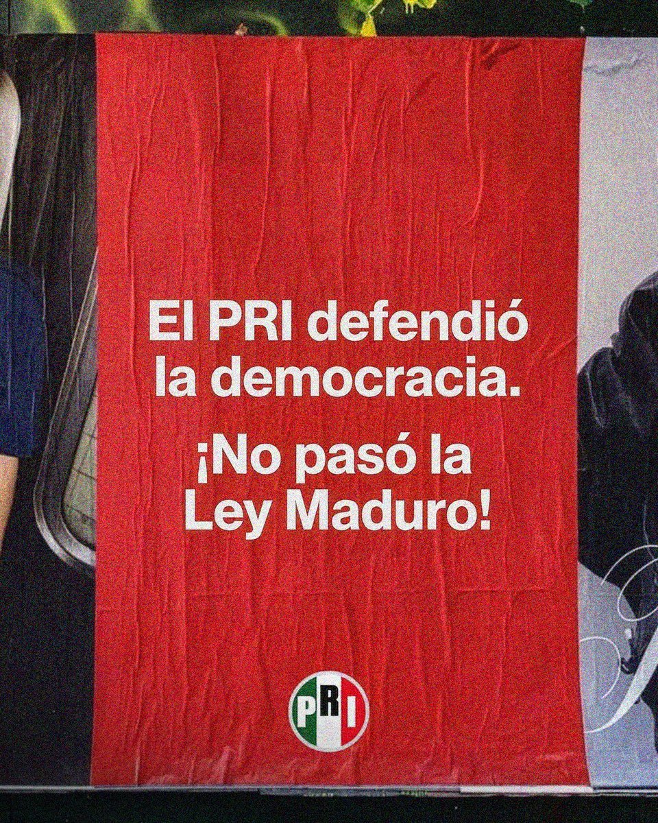 El PRI fue firme desde el inicio y sus diputados y diputadas lo reafirmaron votando en contra de la #LeyMaduro de Morena.

Todos juntos podemos ganar a Morena.
Para prueba, la de hoy.

¡Hoy ganó México!