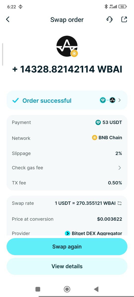 Queen_323_'s tweet photo. Just secured my $WBAI and joined the community campaign 🚀

Supporting the vision of WhiteBridge and excited to see how the AI Agents ecosystem grows from here. Let’s build! 🔥

Wallet: 0xBB3b47431ffFff70ec72a5C8CfA3966101500C66
TX Hash: 0x9f8d680a3874dd8f8ba7385f6b624dc604b6ccacfcfa92294ce7bcc26b8f2d09

$WBAI 🚀