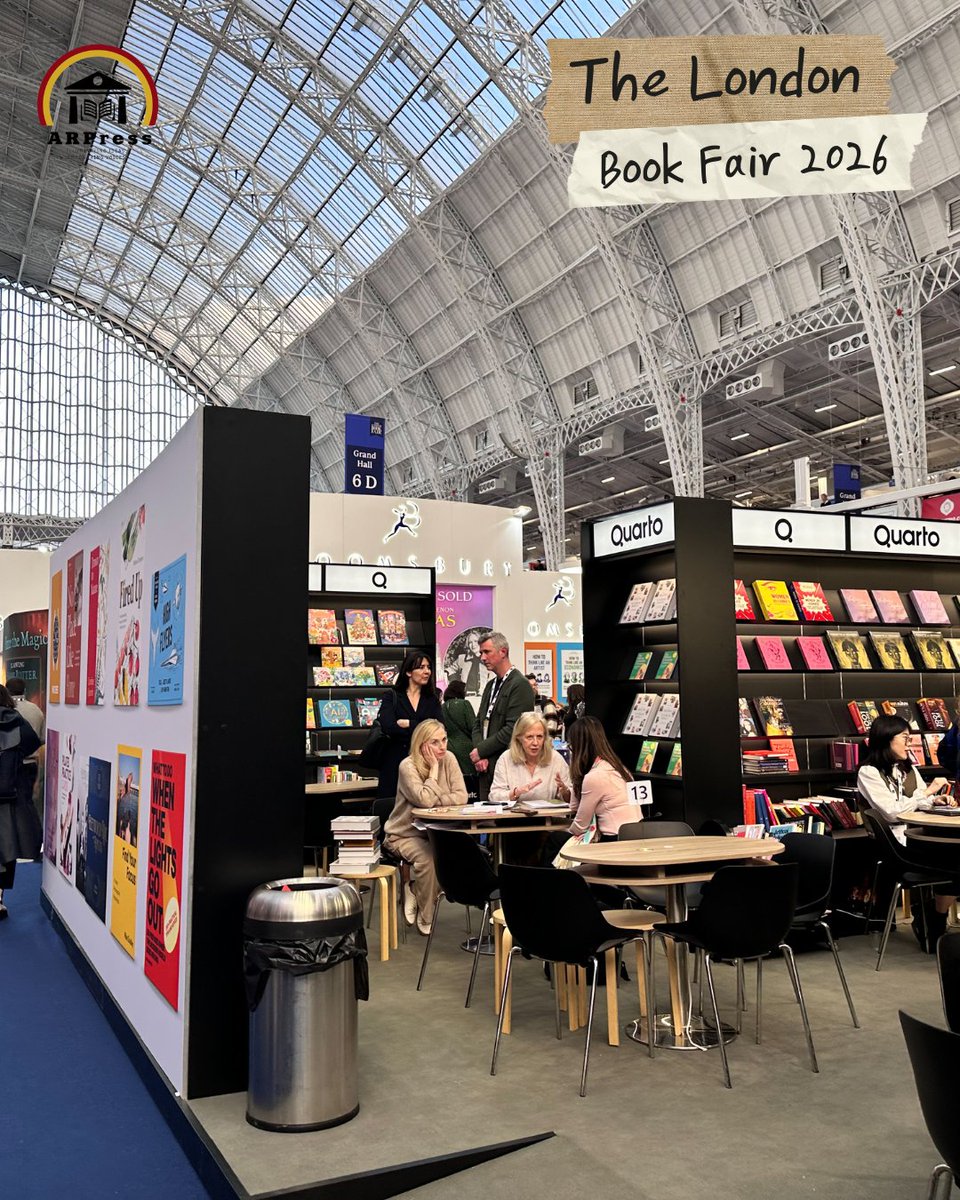 ARPressLLC's tweet photo. Day 1 at The London Book Fair! 📚✨

We had an incredible start for AR Press, highlighted by a fantastic book signing with Linda Luisa Varela Tychsen. It was a memorable moment connecting with readers and celebrating authors on a global stage! ✍️🌍

#ARPress #Day1 #AuthorSigning https://t.co/nJm1PbgZHg