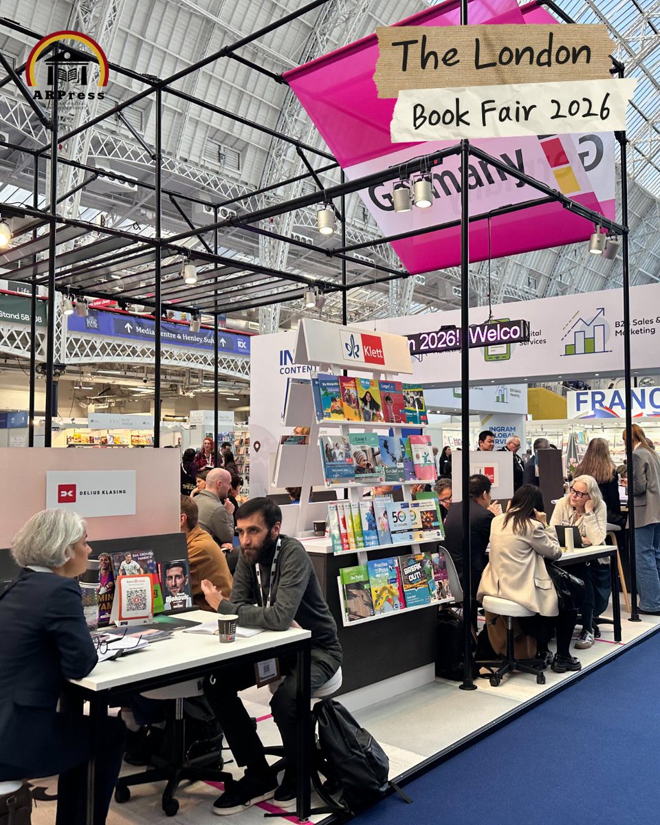 ARPressLLC's tweet photo. Day 1 at The London Book Fair! 📚✨

We had an incredible start for AR Press, highlighted by a fantastic book signing with Linda Luisa Varela Tychsen. It was a memorable moment connecting with readers and celebrating authors on a global stage! ✍️🌍

#ARPress #Day1 #AuthorSigning https://t.co/nJm1PbgZHg