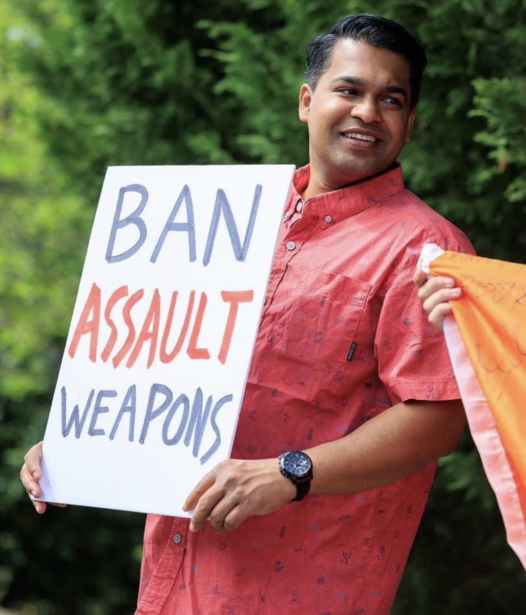 NoVA_Campaigns's tweet photo. VA Dem Senator Saddam Azlan Salim @salimforva just banned guns in Virginia

Classic immigrant story of fleeing a storm in Bangladesh & spending decades taking handouts from the US taxpayer… now he bans guns in Virginia as a thank you. Here’s his story:

He’s lived off the taxpayer dole since immigrating to America at ten. He was born in Bangladesh & witnessed a flood & drought in 1998, so his father brought his family to America in 2000. Only a year later, his family was evicted because the building they lived in was sold for condos. After a full year, he & his siblings still spoke no English so they did not understand what was happening. 

His family lived in basements in Falls Church, VA for 2 years until they were eligible for Fairfax County’s low-income affordable housing program. Both his parents worked minimum wage jobs and relied on public transportation to get to work.  Saddam’s father worked his way up from a dishwasher to the chef for Haandi Indian Cuisine.  Saddam's family was able to use the community health centers so the family could get healthcare. Saddam attended Falls Church High School; his mother’s health issues required surgery.  Since his parents relied on minimum wage jobs, with the help of community healthcare, his mother’s surgery was a success, but the medical bills were a struggle for the family