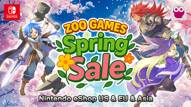 Nintendo eShop EU - Now on Spring Sale✨

🔫Mystic Gate -50%OFF
⚔Akatsuki -40%OFF
⚔Merge Match March -20%OFF
⚒Smith &amp; Dungeon -10%OFF

#NintendoSwitch #Spring #Sale
