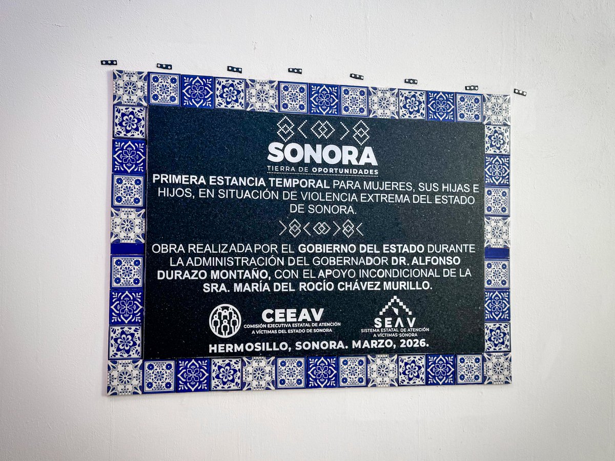 wzuloag's tweet photo. Realizamos un recorrido por las instalaciones de la primera estancia temporal para mujeres en situación de violencia extrema del estado de Sonora. Fue muy significativo conocer un proyecto que parte de una premisa fundamental: la protección de las mujeres no es un gesto asistencial, sino una responsabilidad pública frente a una violencia que sigue siendo estructural.

Gracias, Lizeth Salcedo y a su equipo por la invitación y por el trabajo que hace posible la existencia de estos espacios. 💜