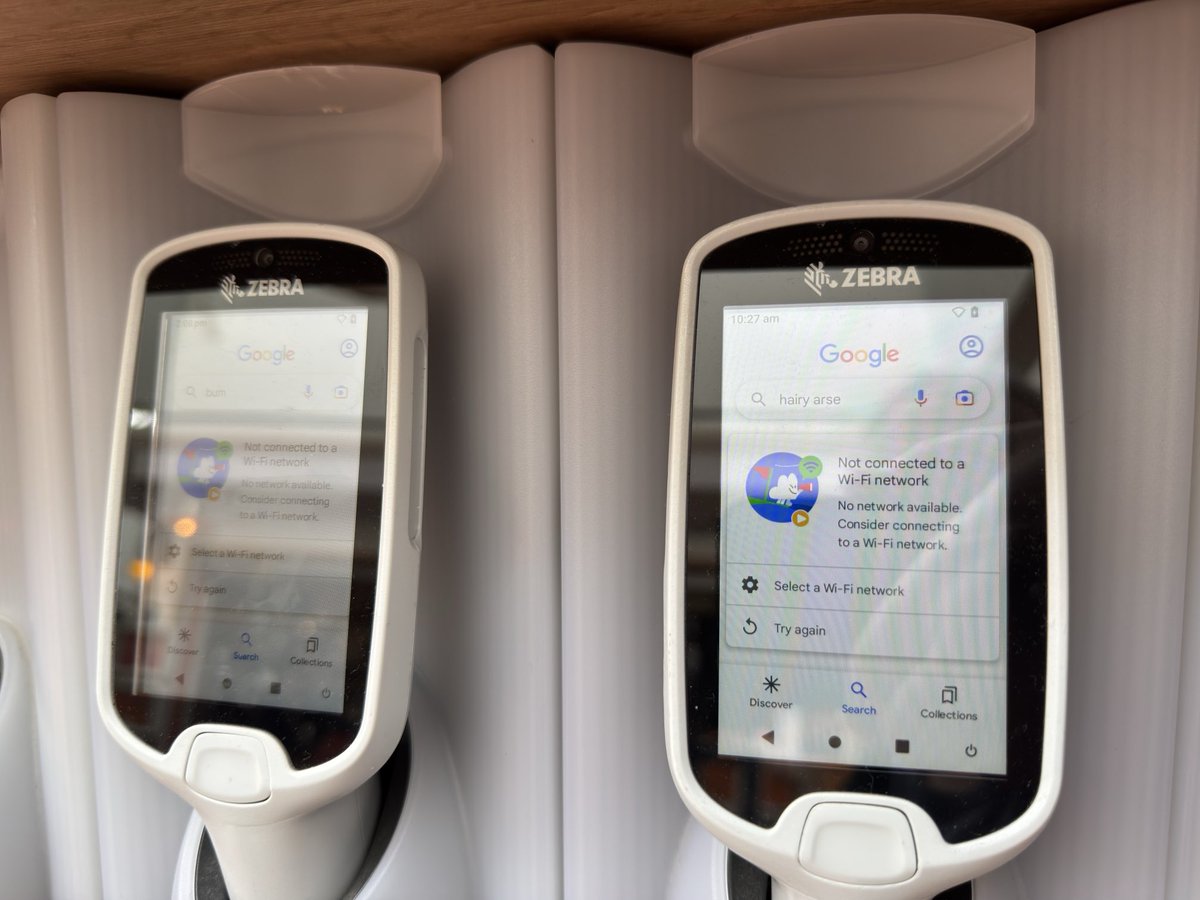 justhour's tweet photo. Tesco scanners have moved from Windows to Android https://t.co/nHfINUY9bY