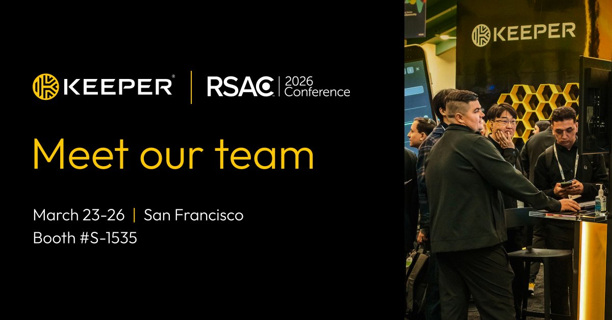 Keeper Security tweet media