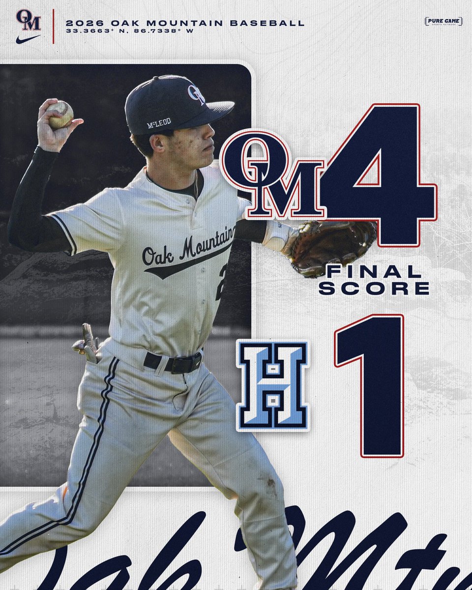 Oak Mountain Baseball tweet media