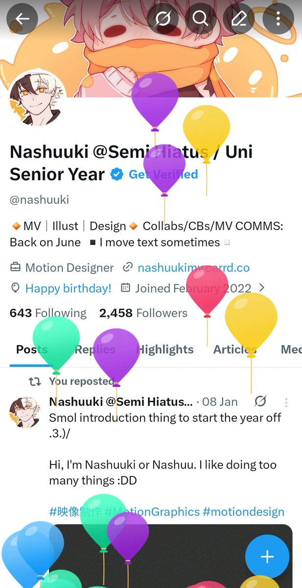 Nashuuki @HIATUS: Back on June tweet media