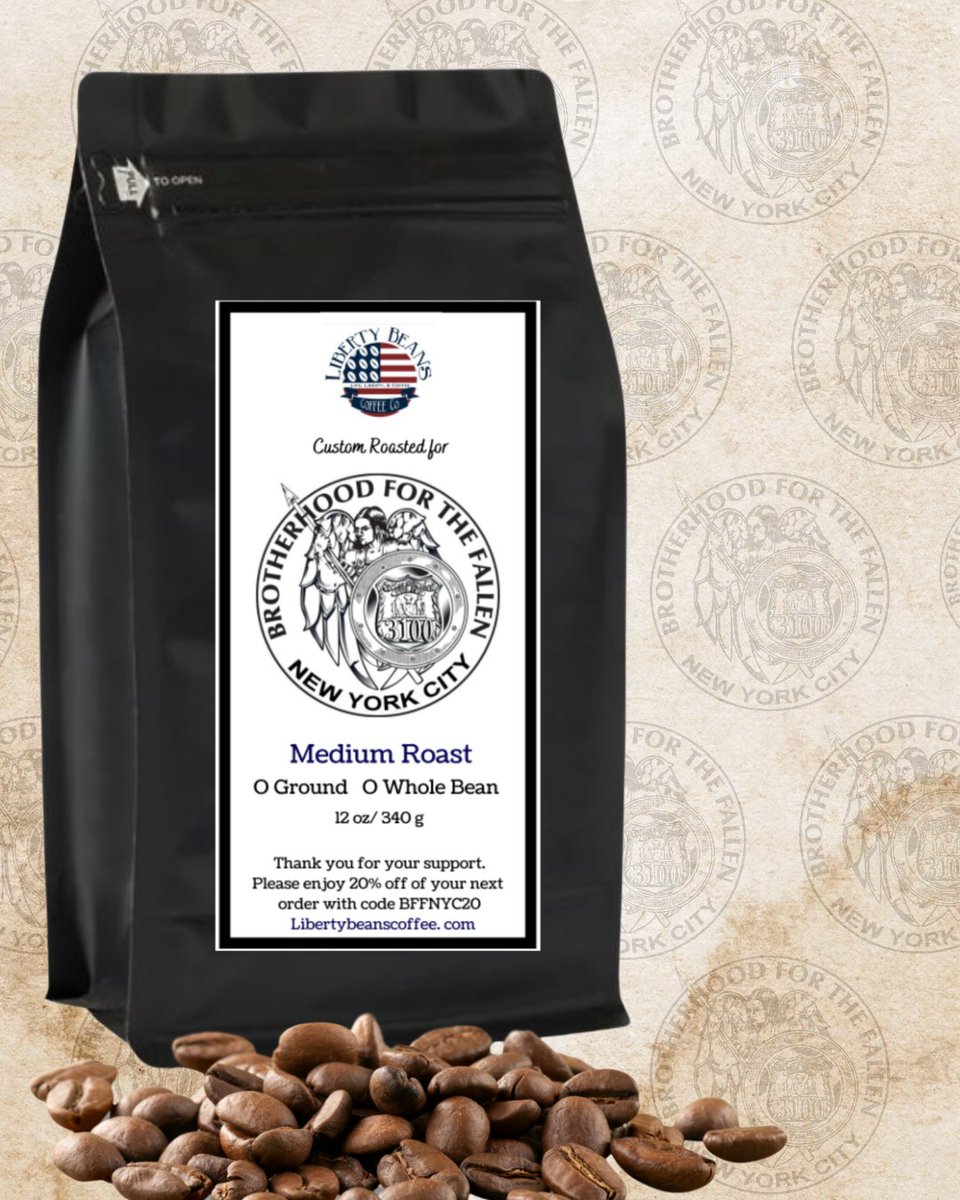 bftfnyc's tweet image. Can you smell what the Brotherhood is brewing!? 

Free shipping for orders over $45.

libertybeanscoffee.com/brotherhood-fo…

#caffeine #coffee #charity #fundraiser #lineofduty