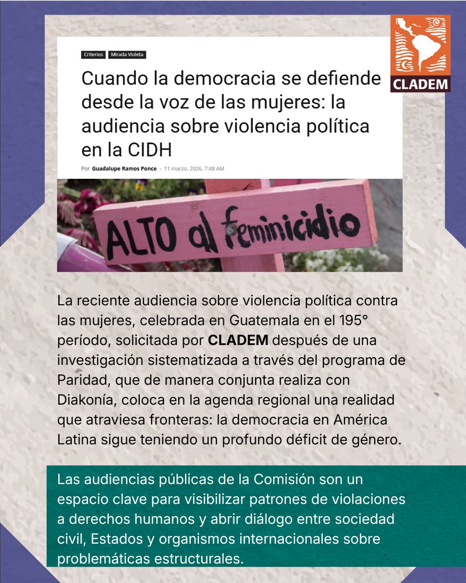 CLADEM Regional tweet media