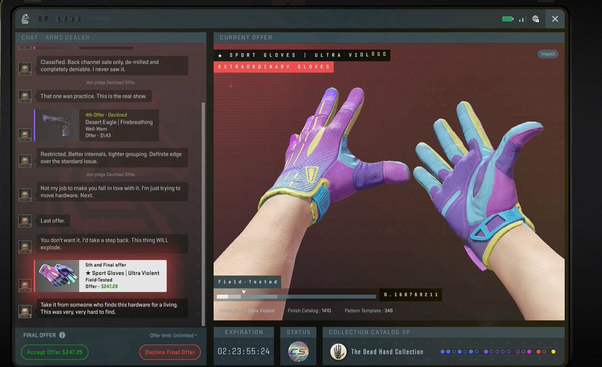 olafkswg's tweet photo. Man isn’t this a bit too cheap?

Not looking good for og gloves prices https://t.co/OP7paEHt1x