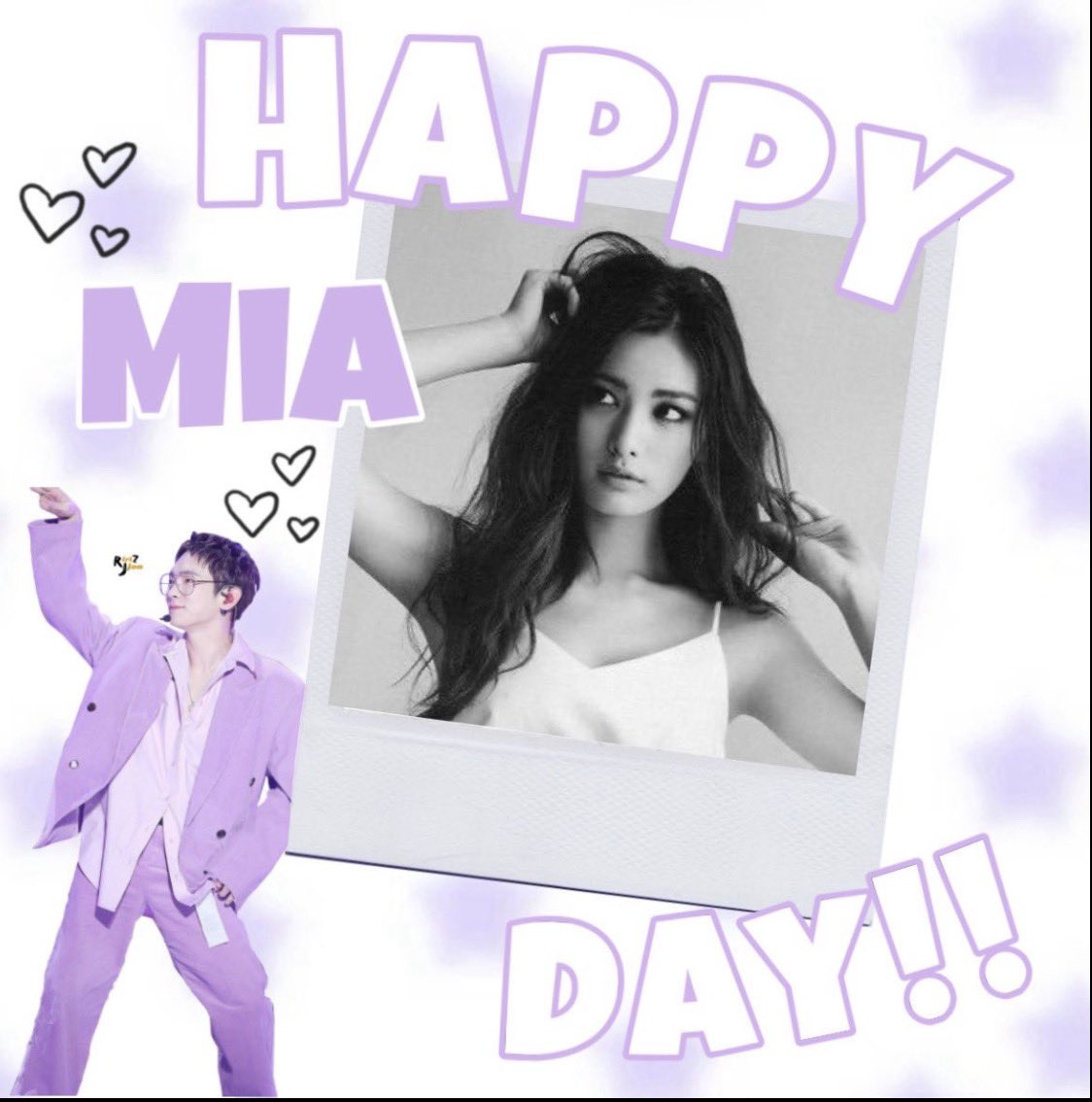 NUGUDOMOFFICIAL's tweet photo. [#미아] 
0313 
Congratulations!! 
Happy Mia day 💜

#미아 #miaday #nugus https://t.co/IrCUdRtOXL