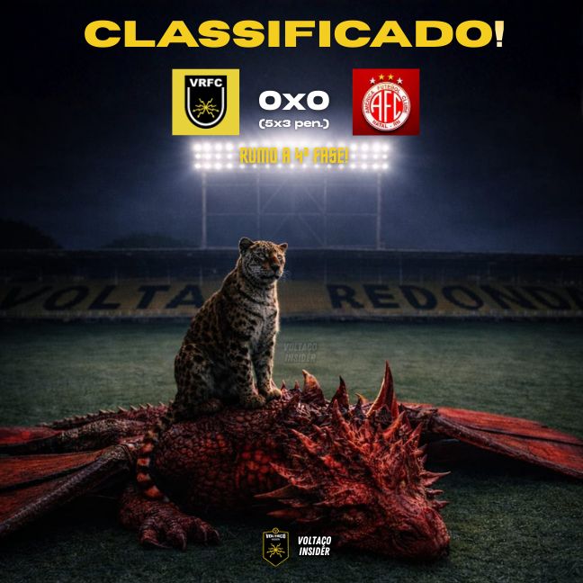 GOOOOOOOOOOOOOOOOOOOOOOOOOOOOOL DO CLASSIFICAAAAAAAAAAAAAAAAAAAAAAAAAAAAAADO! YGOR CATATAU CONVERTE A ÚLTIMA COBRANÇA E CLASSIFICA O VOLTAÇO A 4ª FASE DA COPA DO BRASIL!

Volta Redonda 0(5)x(3)0 América-RN

VAMOS VOLTAÇOOOOO!