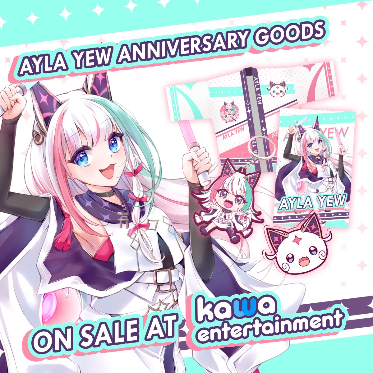【3RD ANNIVERSARY MERCH】

I am so excited to partner up with <a href="/kawa_entertain/">Kawa Entertainment</a> for my anniversary merch release!
There is finally an Ayla Happi Coat!

Anniversary Merch:
- Happi Coat
- Rubber Keychain
- Acrylic pin
- Poster 11x17

Pre-order is live NOW until April 13th!
🔗:👇