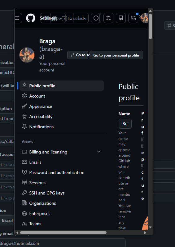 brasga_'s tweet photo. As vezes o github me surpreende, eu abro um modal e ele carrega a página inteira dentro dele 🤣 https://t.co/JWeIZ52do7
