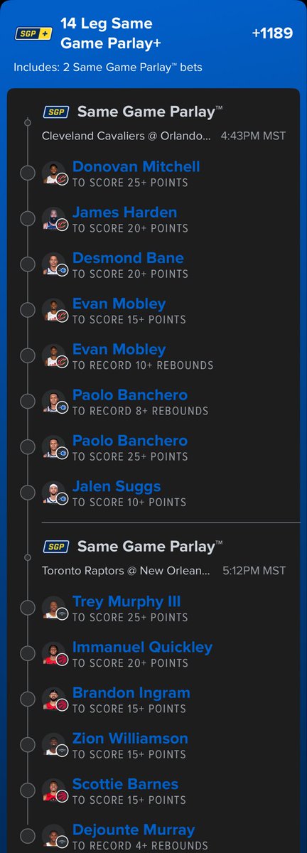 Jayprizepic's tweet photo. Keep hoopin other slip look good if Sadiq wake up @fanduel https://t.co/nPrvHn7fRM