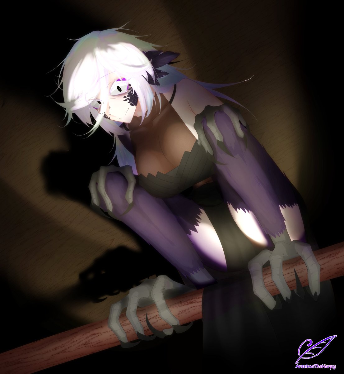 Aresima | Harpy Vtuber tweet media