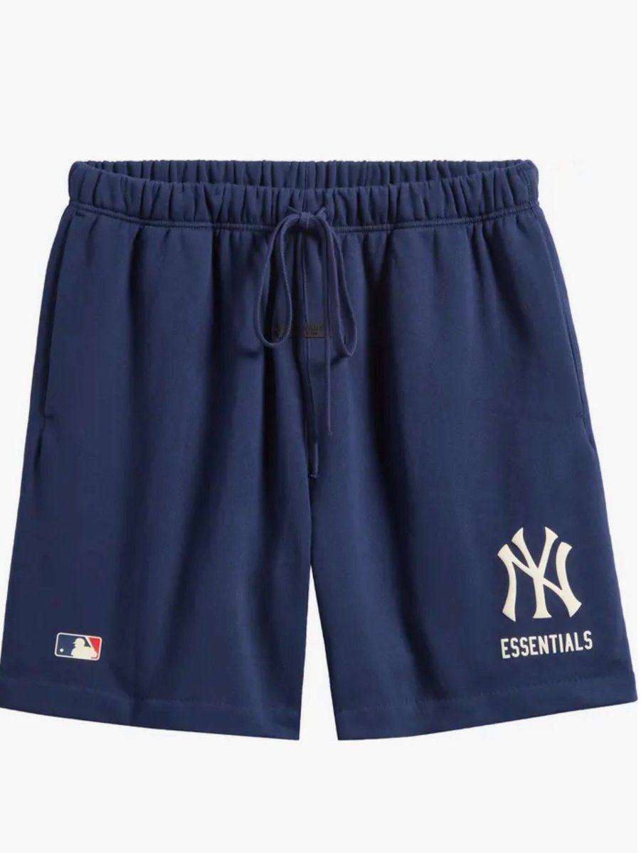 EleveModeLuxe's tweet photo. Ad: Fear of God Essentials MLB Yankees Sweat Shorts

Sale Price: $99.99 (Reg. $150) 33% OFF

Shop Now: https://t.co/d90Wk8BVaO https://t.co/eg7cSWBv7W