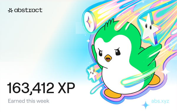Pacman_go's tweet photo. I just earned 163,412 XP on @AbstractChain! 🎉 

I finally achieved Platinum 1

I will work harder https://t.co/f7mTpKOmPB