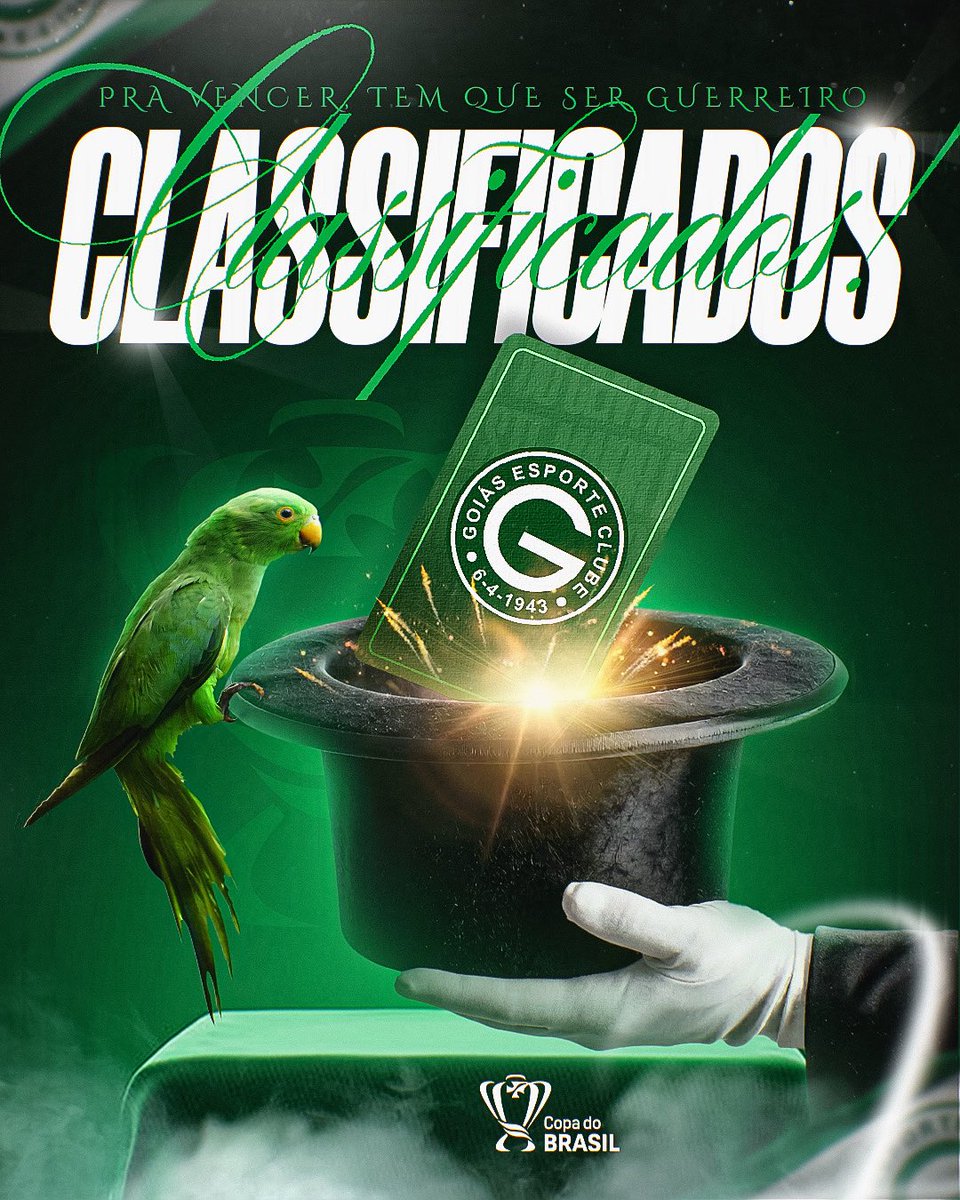 goiasoficial's tweet photo. CLASSIFICAAAAADOOOOOOSSSSS! 💚💚💚💚

O Verdão faz 3x0 dentro de casa e garante a classificação pra próxima fase da @copadobrasilcbf 🏆💚

#GECxFEC
#copadobrasil https://t.co/mcpTs3DJF4