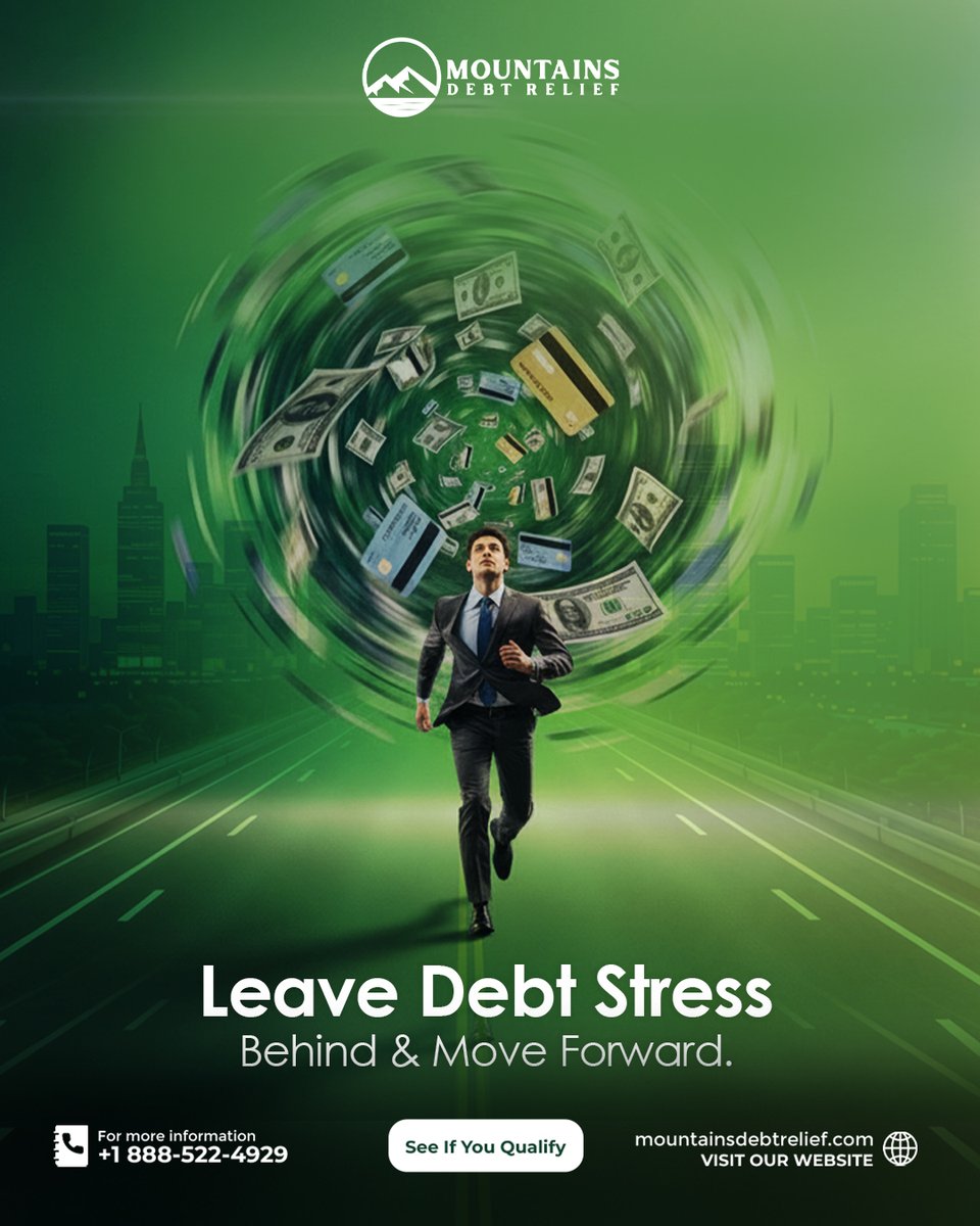Mountainsdebt's tweet image. Debt stress can hold you back, but a fresh path forward is always possible.

With Mountains Debt Relief take the first step toward regaining control of your finances and moving ahead with confidence.

#MountainsDebtRelief #DebtReliefJourney #FinancialFreshStart #StrongerFinances