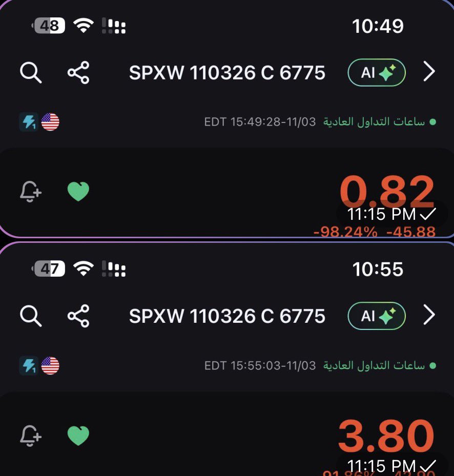 ifhd999's tweet photo. هيرو زيرو في 5 دقايق
توفيق من ربي 🫰🏻🔥
قناتي تليقرام
https://t.co/cPBkuXuzcq
ً
#السوق_السعودى #XAUUSD
#الاحتياطي_الفيدرالي
#us500 #SPX #SPX5
#SPX500 #SPX #GAMMA_LIVE #GAMMA
#السوق_الامريكي #سباكس #اوبشن
#BTC #app #meta #NVIDIA #TSLA #amzn
#AMD $spx #البتكوين
#البنزين https://t.co/syF4kqztow