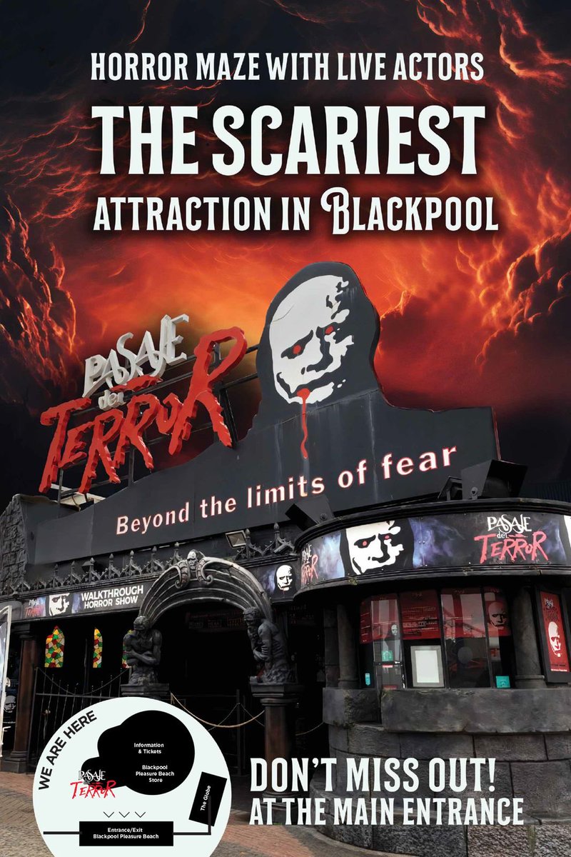 Maybe you missed this spine-tingling experience on open weekend… don’t worry, we’re still here. EVERY weekend in March our ghouls await. Book now for a discount😈
#horror #blackpool #experience #live #acting