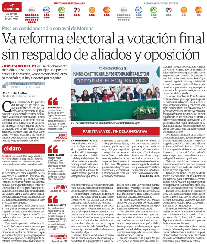 Nadie quiere a los Plurinominales ya que solo maman del erario público y muy pocos resultados dan, Pero si el Poder solo queda en manos del NarcoOficialismo Izquierdista entonces no es avance es Retroceso.☠️🏳️‍🌈✡️🐷🐀❌

#ReformaElectoral #NarcoOficialismo #Plurinominales #PorPoder