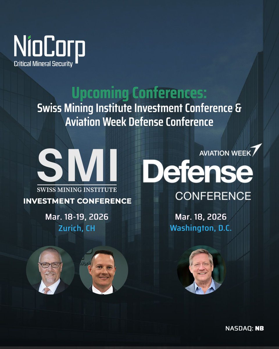 NioCorp Developments tweet media