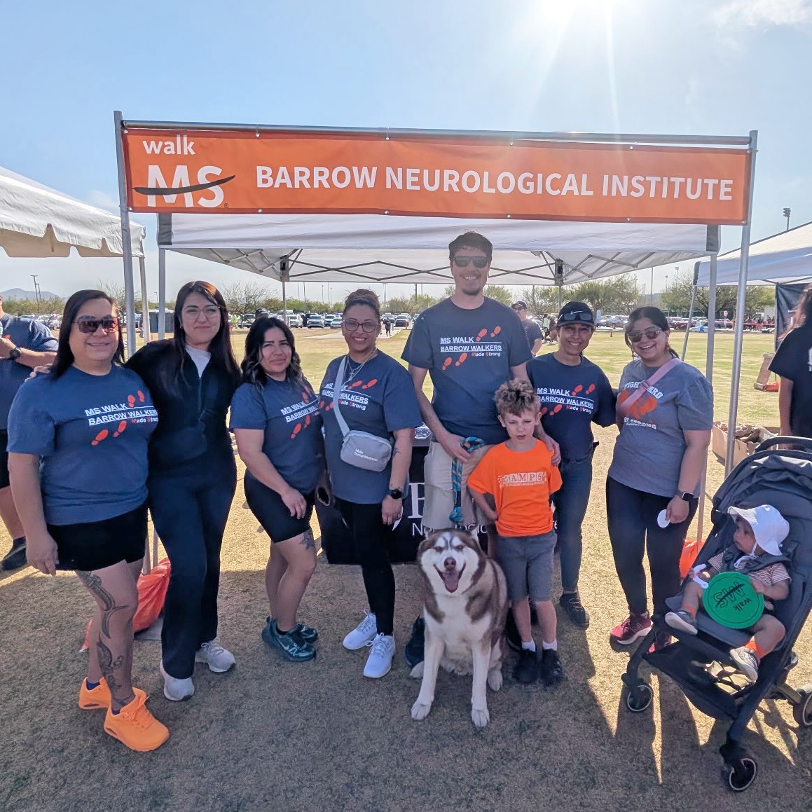 BarrowNeuro's tweet image. Join the "Barrow Believers" this Saturday, March 14, at Wesley Bolin Memorial Plaza for the @mssociety's #WalkMS #Phoenix event to raise awareness and funds for the #multiplesclerosis community! View more details and support the cause: bar.rw/4rtL8Ka. #MSAwarenessMonth
