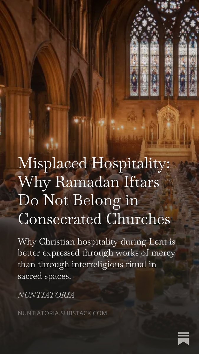 Across Britain and Europe, churches increasingly host Ramadan iftars in the name of interfaith goodwill. Yet when the Islamic call to prayer is recited inside a consecrated church, serious theological and canonical questions arise. Christian sanctuaries are dedicated to the