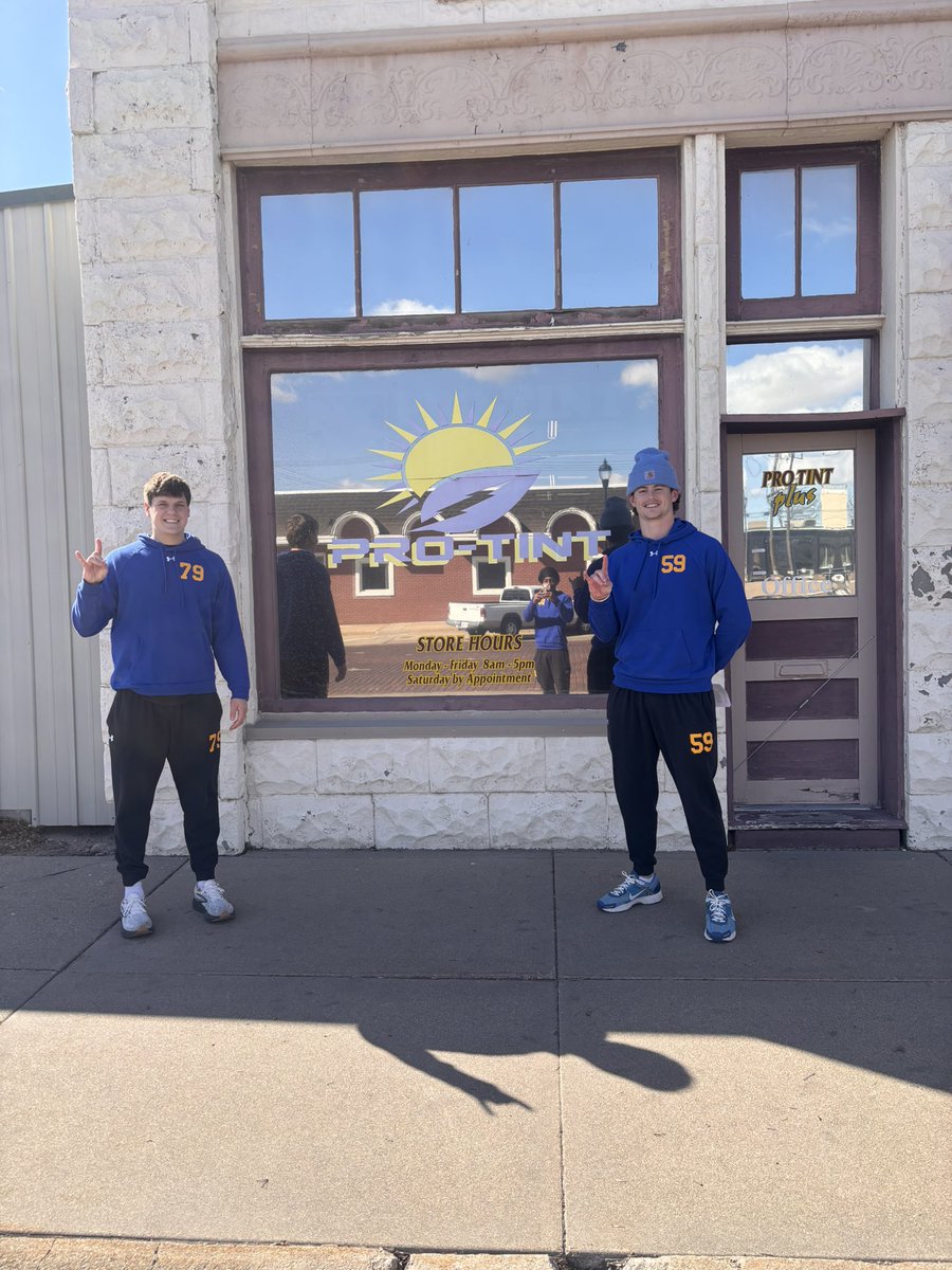Thank you to Pro Tint for supporting the Lopers! <a href="/UNK_Football/">UNK Football</a> <a href="/CoachRHeld/">Ryan Held</a>