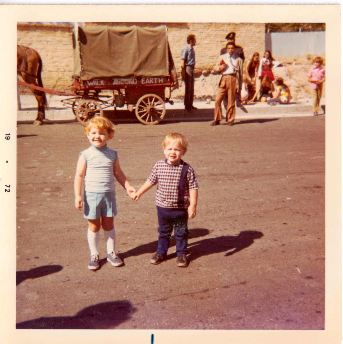 donacobb's tweet photo. Mr. Stone:  President Nixon visited Tehran in May 1972 when I was stained in Iran with my wife and two children. There was a location reserved for Americans in case the President stopped at the location. Similar to a tailgate party and "The Man Who Walked Around the World" was at the location and got a tour of Air Force One.